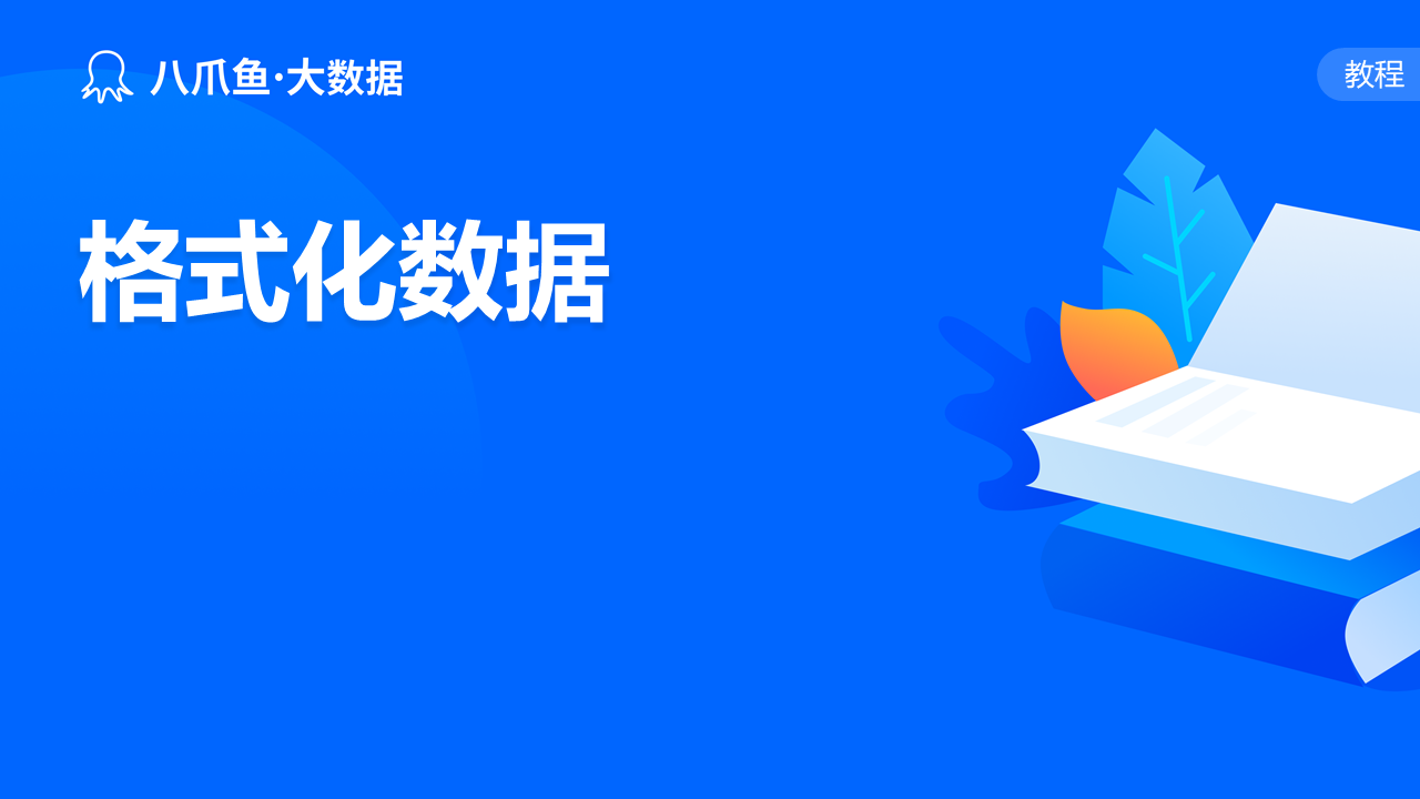 格式化数据